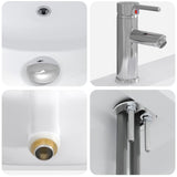 Bathroom Furniture Set White 61 x 40 x 84.5 cm Engineered Wood 3404366