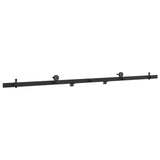 Sliding Door Hardware Kit 183 cm Steel Black 42055679