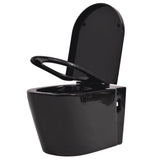 Wall Hung Toilet Ceramic Black 244271