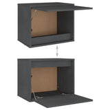 TV Cabinets 4 pcs Grey Solid Wood Pine 3100251
