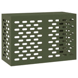 Air Conditioner Cover Olive green 90 x 40 x 60 cm Steel 865893