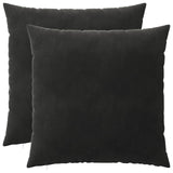 Cushion with Pillow HEERLEN 2 pcs Black Velvet 928192