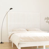 Wall Headboard White 166x3x110 cm Solid Wood Pine 824959
