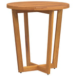 Garden Side Table Round 70x75 cm Solid Wood Acacia 4108133