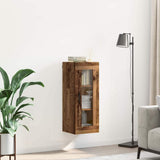 Wall Mounted Cabinet Old Wood 34.5 x 34 x 90 cm 882619