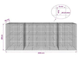 Gabion with 3.5 mm Wire and 5x5 cm Mesh 400x30x200 cm 3462290