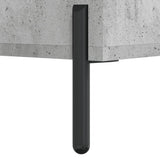 Highboard Concrete Grey 34,5x34x180 cm Engineered Wood 3198797
