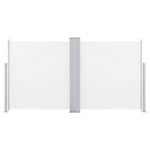 Retractable Side Awning Cream 120x600 cm 48449