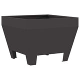 Fire Pit Black 50 x 50 x 38 cm Steel 858942