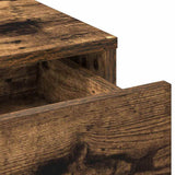 Dressing Table Smoked Oak 50 x 41 x 140 cm Engineered Wood 865131