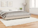 Faux Sheepskin Rug Tafalla White 120 x 170 cm Polyester 42021460