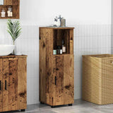 Bathroom Cabinet with Storage Old Wood 30 x 35 x 95 cm 883322