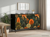 Sideboard ZAANDAM Black Oak 102 x 33 x 76 cm Engineered Wood 8006980