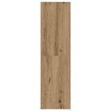 7 Piece TV Cabinet Set Wall-mounted Artisan Oak Engineered Wood 3329214