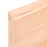 Table Top 60x60x cm Untreated Solid Wood Live Edge 363871