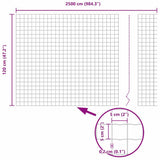 Euro Fence Grey 1.2 x 25 m PVC-coated iron 42004518