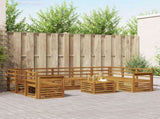 Sofa Sets 10 pcs Natural Solid Acacia Wood 3375504