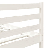Bed Frame without Mattress White Small Double Solid Wood 3101254