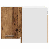 Hanging Cabinet with Storage Old Wood and White 57 x 57 x 40 cm 884192