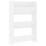 Wall Shoe Cabinet White 60x18x90 cm Engineered Wood 806759
