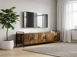 TV Cabinet 146 x 33 x 50 cm Smoked Oak Engineered Wood 8013742