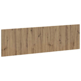 Wall-Mounted Headboard HOORN Artisan Oak Engineered Wood 897384