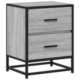 ZNTS Bedside Cabinet Grey Sonoma 40x31x50 cm Engineered Wood 848680