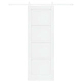 Sliding Door ORKDAL White 73.5 x 211 cm Solid Pine Wood 3333693