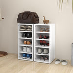 ZNTS Shoe Cabinets 2 pcs White 31.5x35x70 cm Engineered Wood 808982