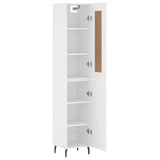 Highboard White 34.5x34x180 cm Engineered Wood 3200145