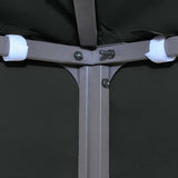 2-Tier Gazebo Top Cover 310 g/m 4x3 m Black 312075