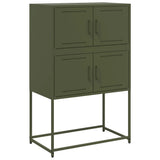 Sideboard Olive Green 68.5x38.5x107 cm Steel 846486