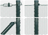 Welded Wire Fence with Concrete Base 25 x 0.5 m 3353504