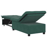Sofa Bed Dark Green 194 x 67 x 82 cm Velvet 42008596