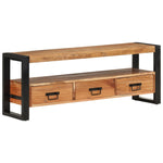 TV Cabinet 120x30x45 cm Solid Wood Acacia 351670