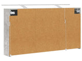 Bathroom Mirror Cabinet Concrete Grey 100 x 14.5 x 70 cm 889130