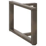 Coffee Table Legs T-Shaped 2 pcs Black 60x25x cm Steel 4013035