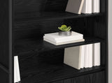 Tall Cabinets Black Oak 79 x 36 x 200 cm Engineered Wood 3403040