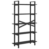 Bookshelf Black Oak 100 x 33.5 x 178 cm Engineered Wood 883934