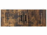 Wall Cabinet PORTO Smoked Oak 80 x 31 x 40 cm Engineered Wood 885290