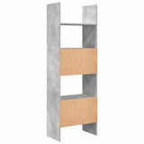 Book Cabinet Concrete Grey 60x35x180 cm Engineered Wood 803411
