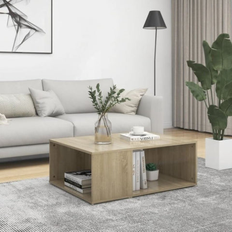 Coffee Table Sonoma Oak 90x67x33 cm Engineered Wood 806906