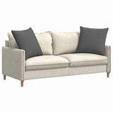 Sofa Pillows 2 pcs Dark Grey 80 x 80 cm Fabric 42014041