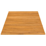 Bath Mat Brown 100 x 60 cm Solid Acacia Wood 42025253