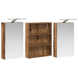 Bathroom Cabinet Set 3 pcs 100 x 10.5 x 50 cm Engineered wood 3403694