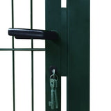 2D Fence Gate Green 100x120 cm 141749