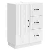 Sideboard with Drawer White 66 x 34.5 x 87 cm Engineered Wood 895315