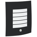 ZNTS Outdoor Wall Lights with Sensor 2 pcs Black Stainless Steel IP44 4005974