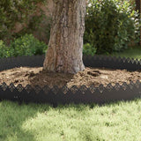 Lawn Edgings 30 pcs Black 103 x 0.05 x 22 cm Steel 874746
