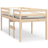 High Sleeper Bed without Mattress 80x200 cm Solid Wood Pine 821609